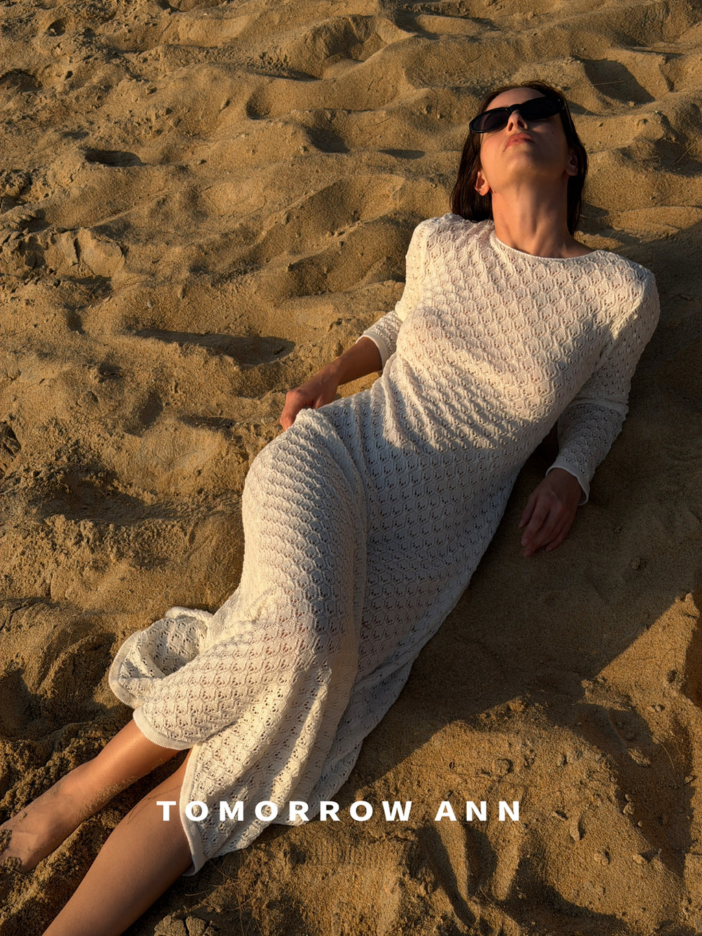 Early Spring 2026! 【TOMORROW ANN】 Hollow-out Open Back Slim Fit Maxi Dress (Contains 15% Wool) 12751# OZQ