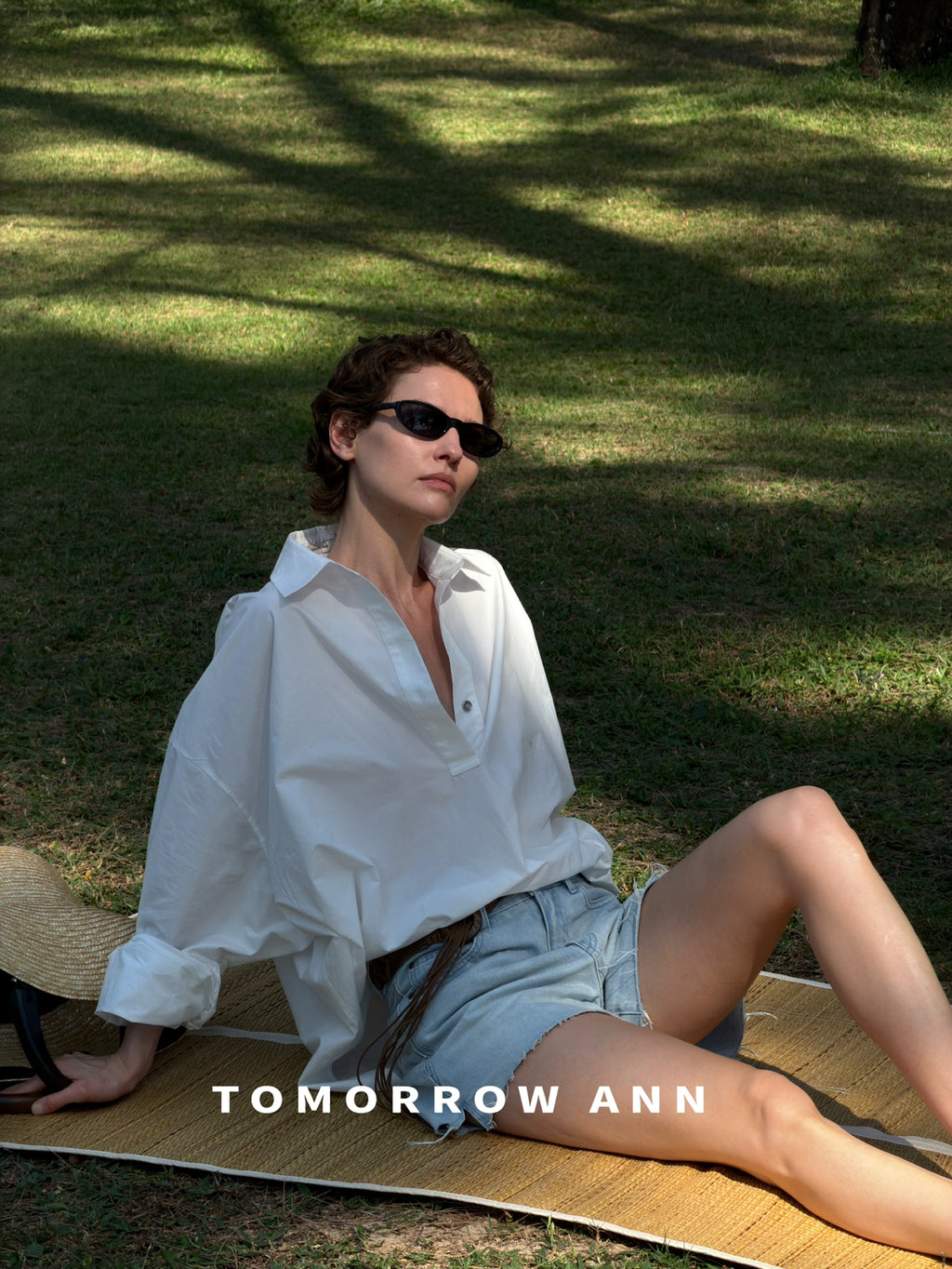 TOMORROW ANN Spring 2026 Minimalist Elegant Loose Fit Versatile Blouse