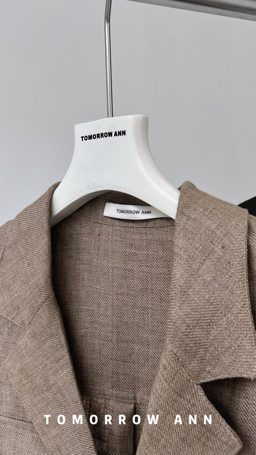 Early Spring 2026! [TOMORROW ANN] Retro Temperament Commuter Versatile Short Jacket 12860# OZQ