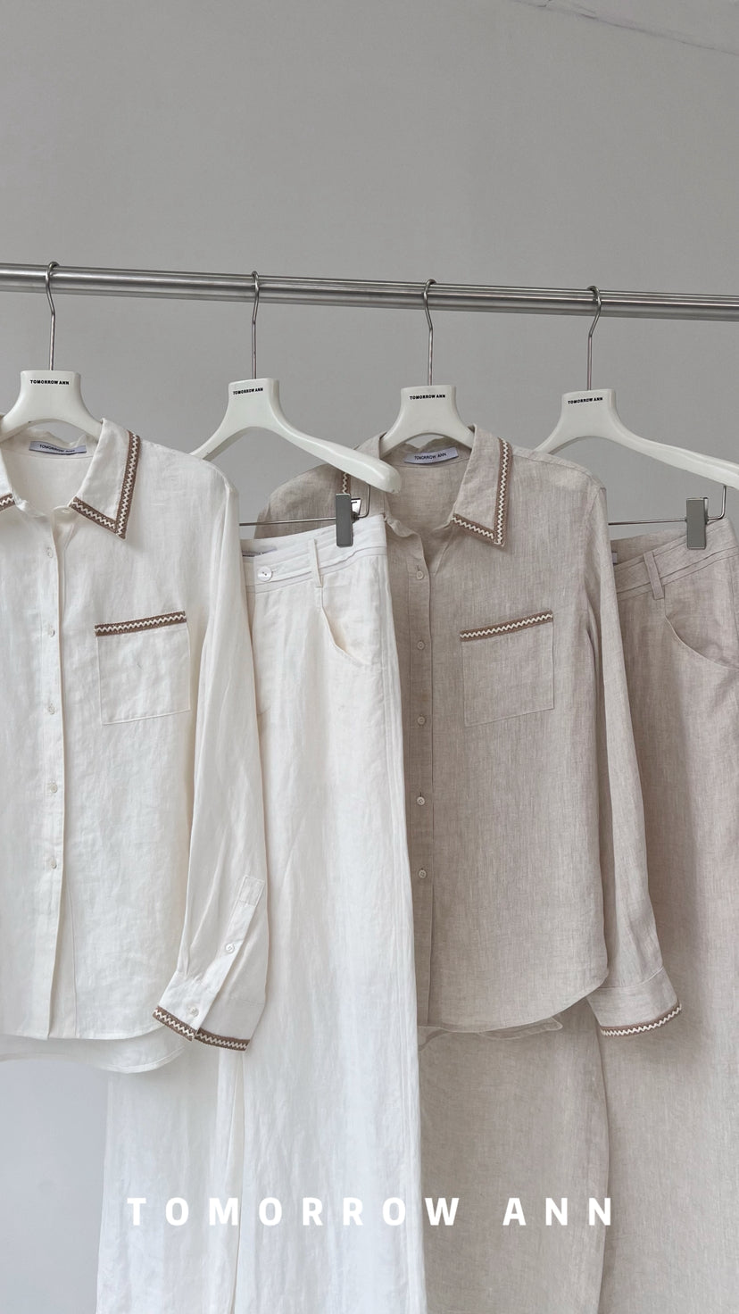 TOMORROW ANN Old Money Aesthetic Quiet Luxury Commuter Shirt - Spring 2026 Collection