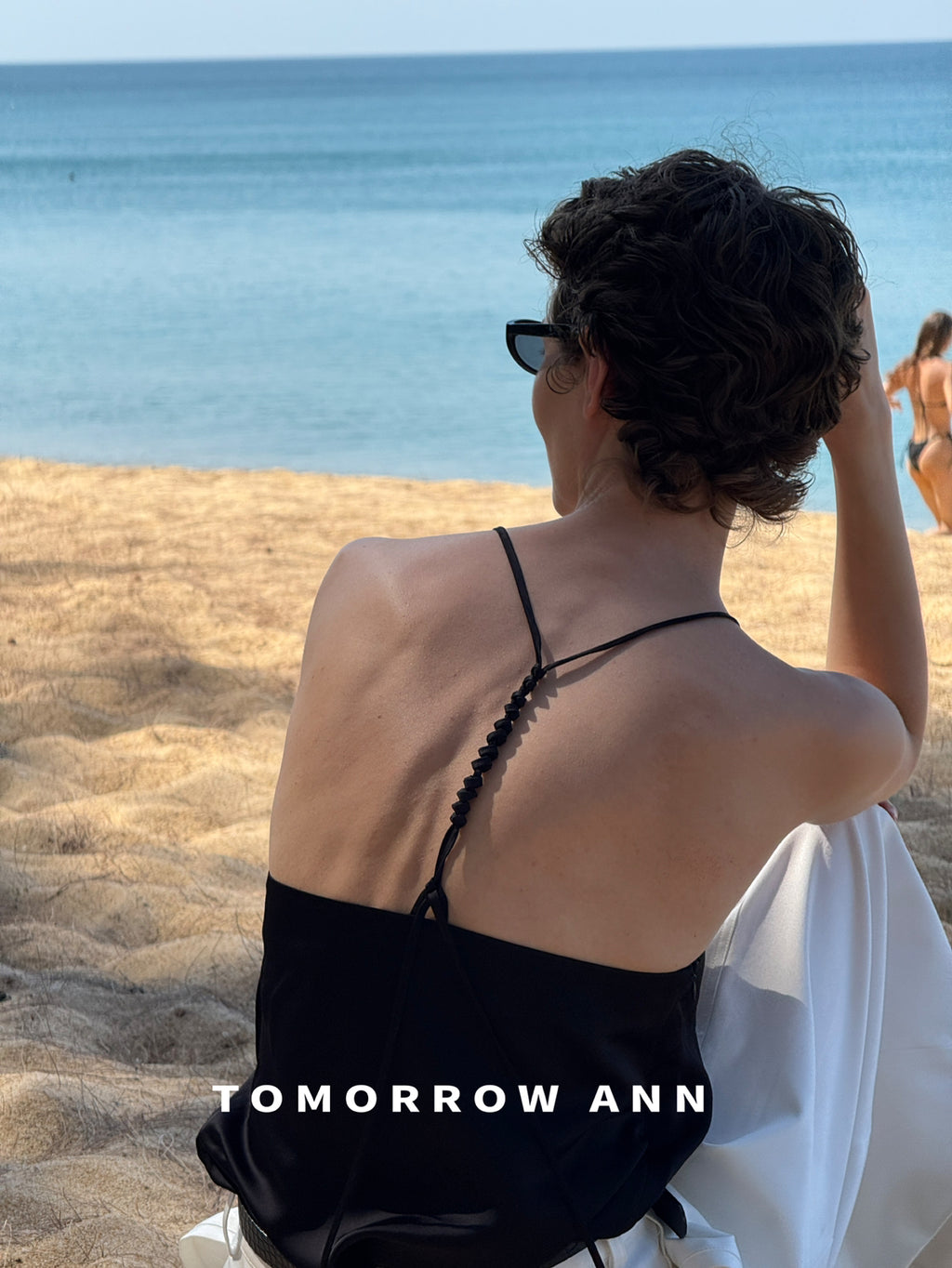 Early Spring 2026! 【TOMORROW ANN】Hand-Woven Cord Embroidered Camisole Vest 12668# OZQ