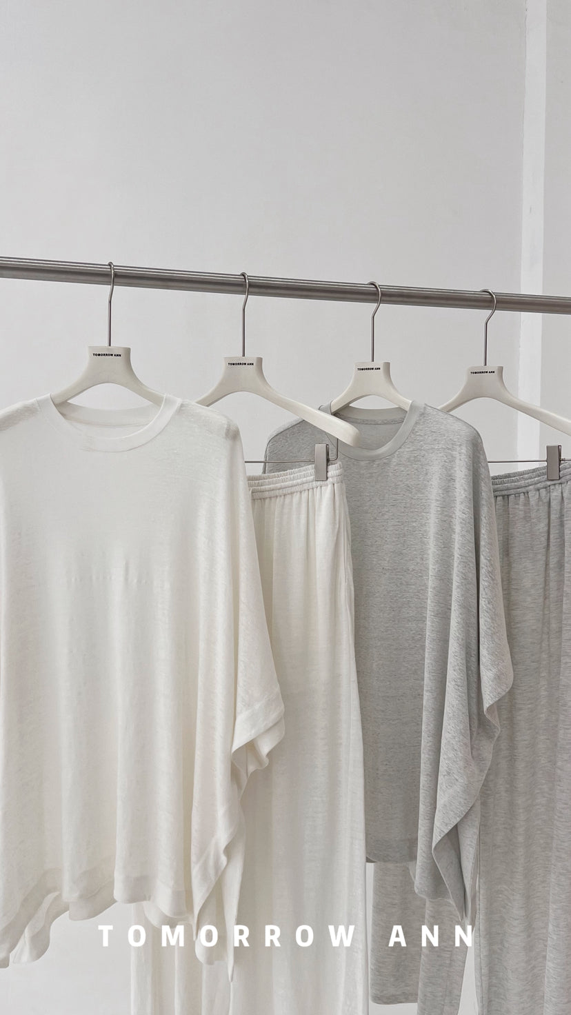 TOMORROW ANN Early Spring Minimalist Loose Casual Versatile Blouse for Women