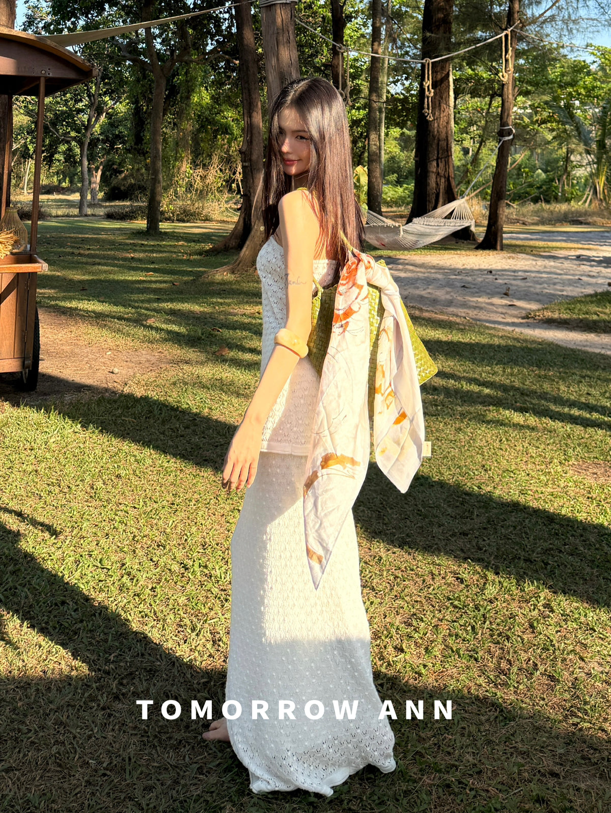 TOMORROW ANN Elegant High-Waist Slimming Maxi Skirt - Early Spring Fashion